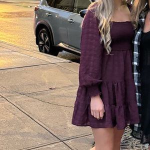 Medium long sleeve dress